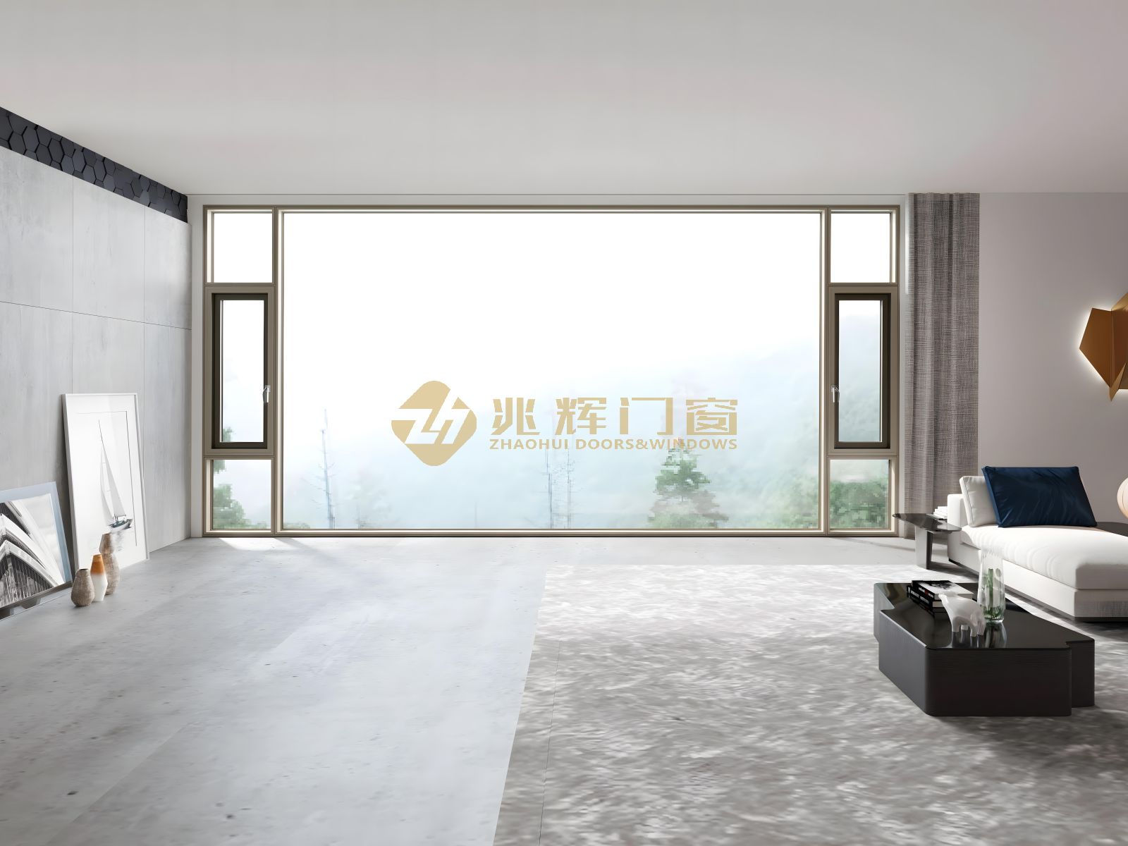 兆輝H90極簡內(nèi)開窗